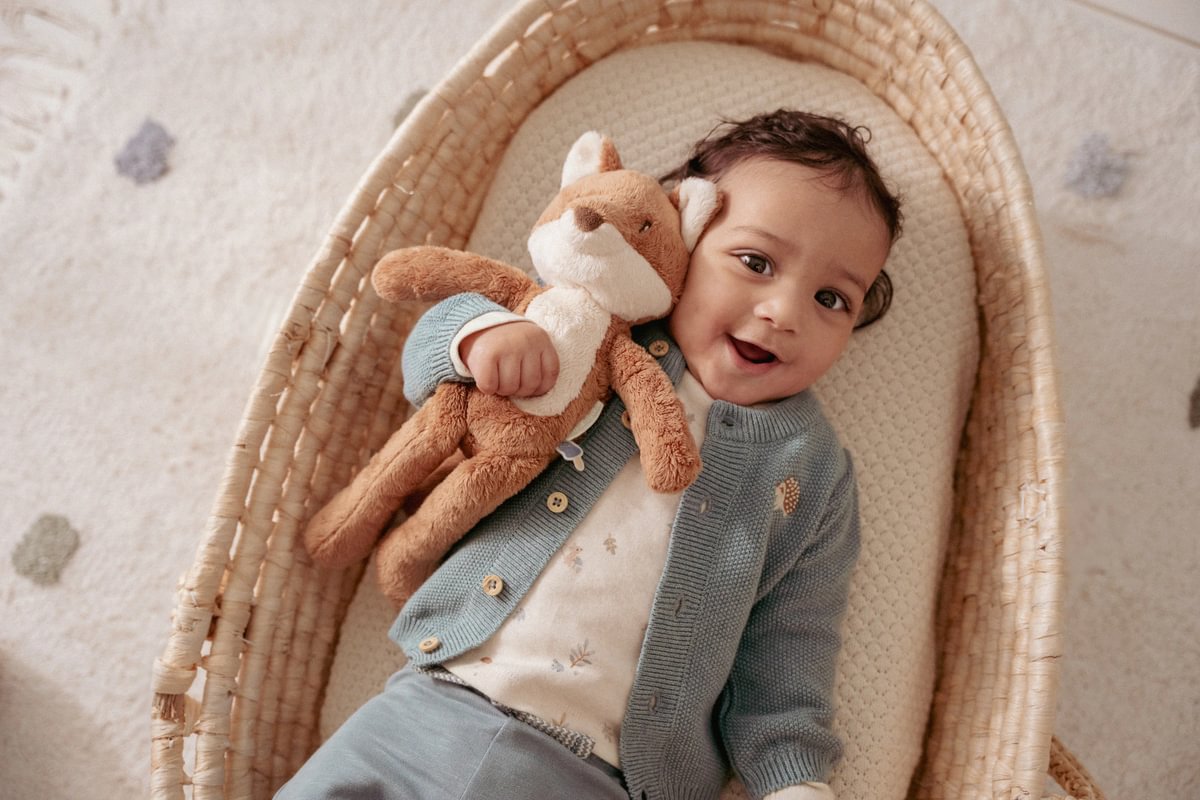 Little Dutch Särk pikkade varrukatega ´Forest Friends Sand´ 68 - Image 6