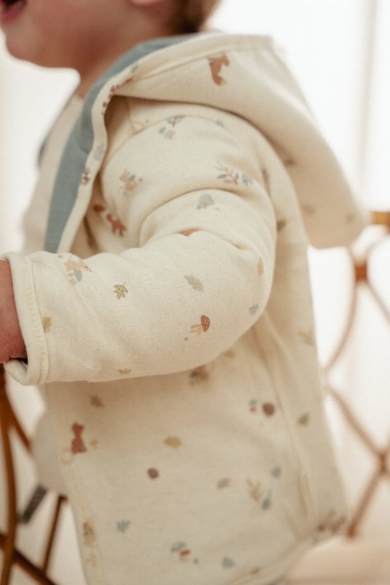 Little Dutch Jakk kahepoolne ´Forest Friends/Stone Blue´ 68 - Image 7