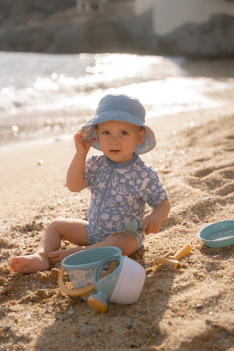 Little Dutch Ujumiskombe lühikeste varrukatega ´Ocean Sea Life Blue´ 86/92 - Image 5