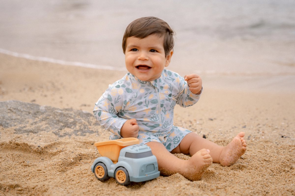 Little Dutch Ujumiskombe lühikeste varrukatega ´Seashells´ 98/104 - Image 3