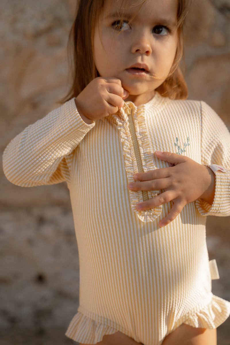 Little Dutch Ujumistrikoo pikkade varrukatega ´Ocean Treasures Yellow´ 86/92 - Image 4