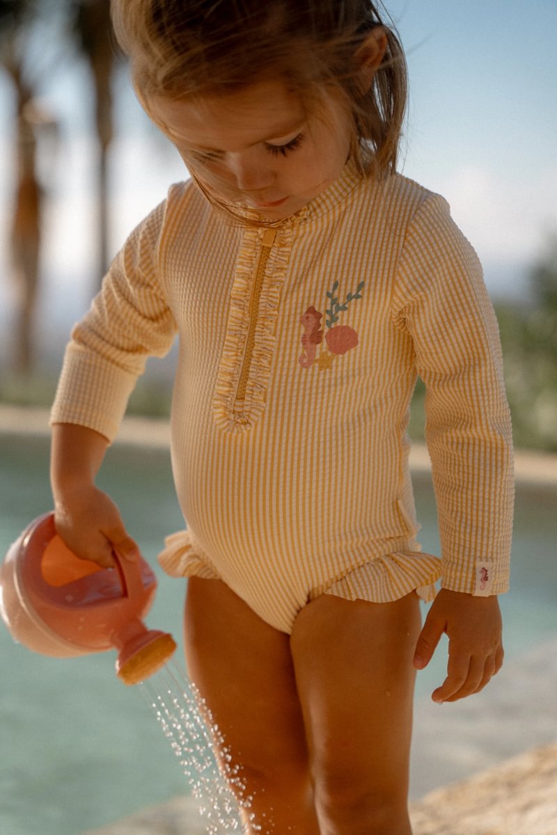 Little Dutch Ujumistrikoo pikkade varrukatega ´Ocean Treasures Yellow´ 86/92 - Image 7