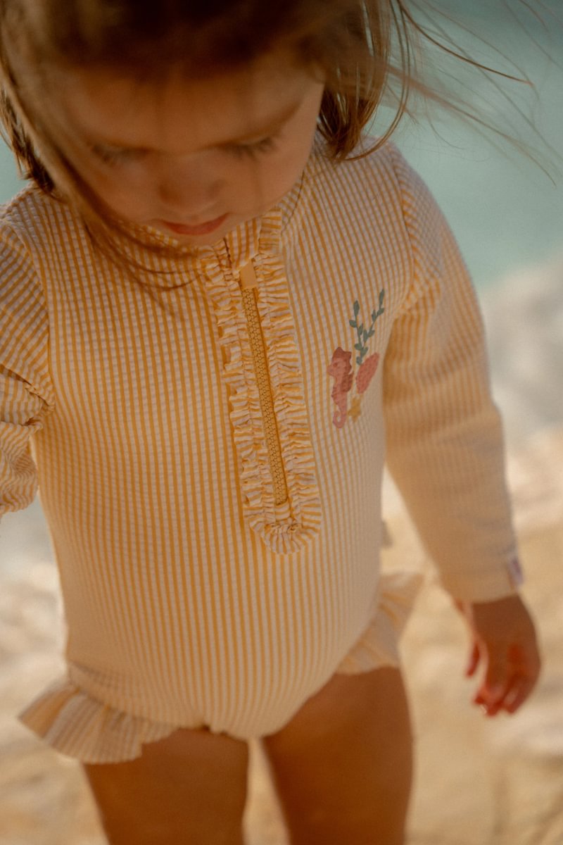 Little Dutch Ujumistrikoo pikkade varrukatega ´Ocean Treasures Yellow´ 86/92 - Image 9