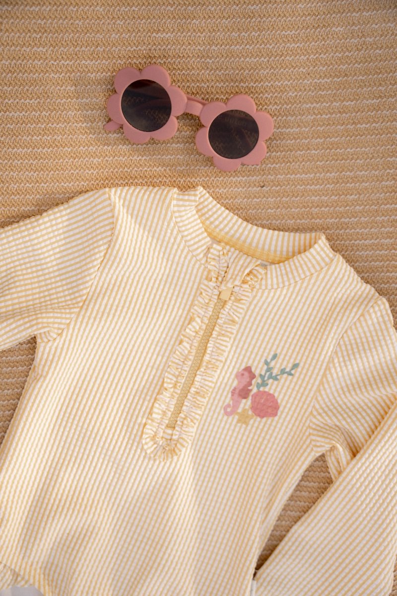 Little Dutch Ujumistrikoo pikkade varrukatega ´Ocean Treasures Yellow´ 86/92 - Image 6