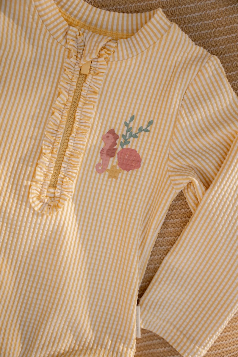 Little Dutch Ujumistrikoo pikkade varrukatega ´Ocean Treasures Yellow´ 86/92 - Image 8