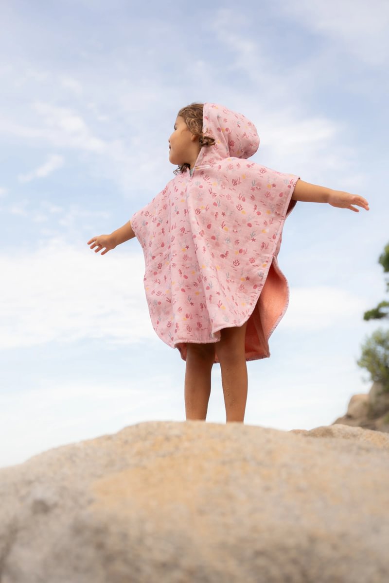 Little Dutch Pontšo rätik kapuutsiga ´Ocean Treasures´ - Image 4