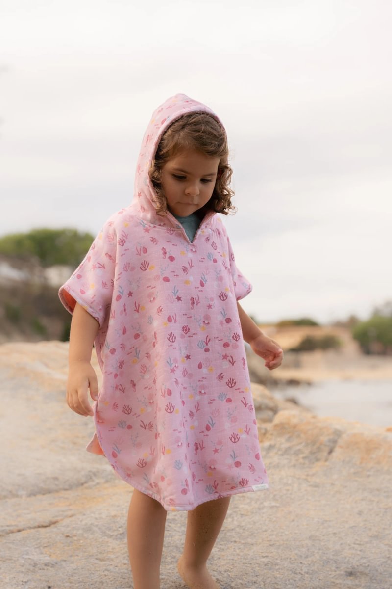 Little Dutch Pontšo rätik kapuutsiga ´Ocean Treasures´ - Image 5