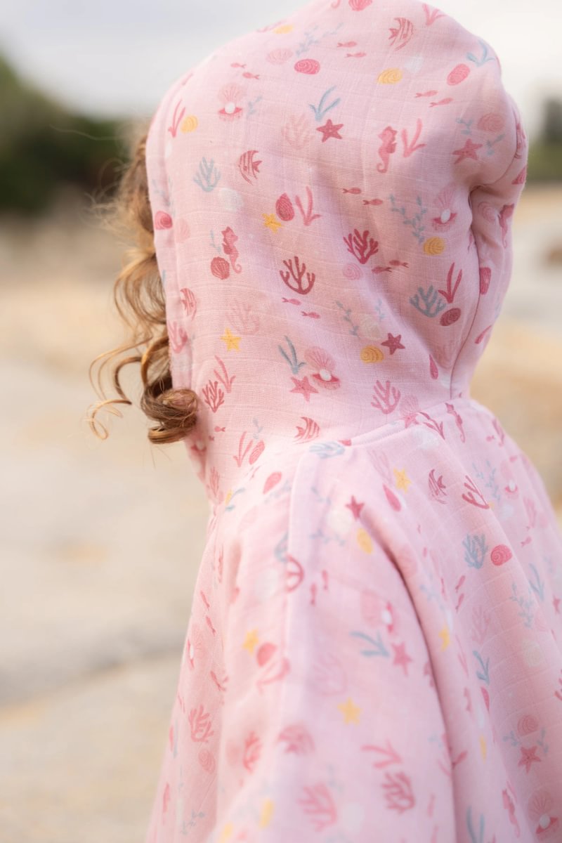 Little Dutch Pontšo rätik kapuutsiga ´Ocean Treasures´ - Image 7