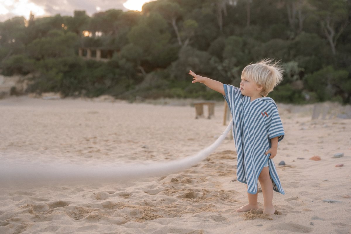Little Dutch Pontšo rätik kapuutsiga ´Ocean Sea Life´ - Image 7