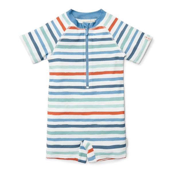 Little Dutch Ujumiskombe lühikeste varrukatega ´Stripes´ 74/80