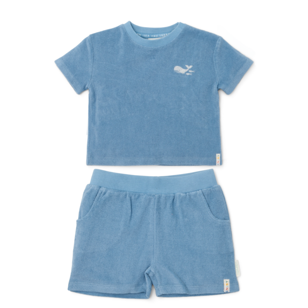 Little Dutch T-särgi ja lühikeste pükste komplekt ´Ocean Sea Life Blue´ 62/68