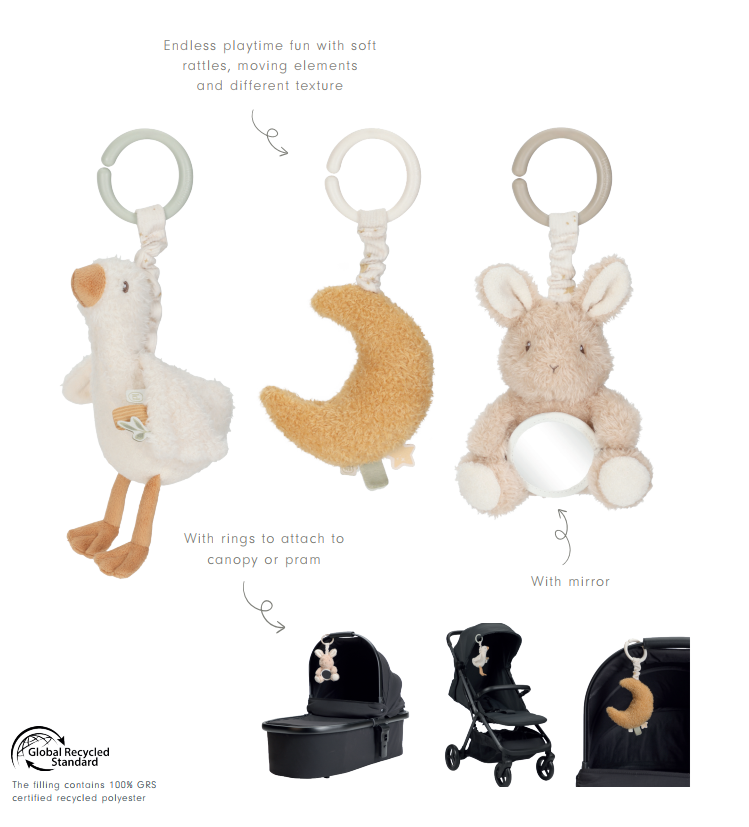 Little Dutch Tõmba-ja-värista lelude komplekt ´Newborn Naturals´ GRS - Image 11