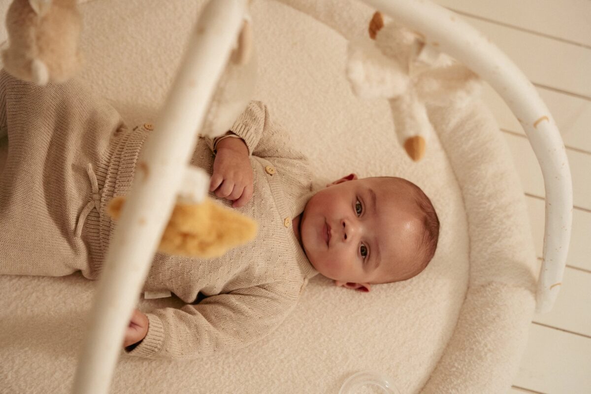 Little Dutch Pehme mängu/lamamismatt rippuvate leludega ´Newborn Naturals´ GRS - Image 4