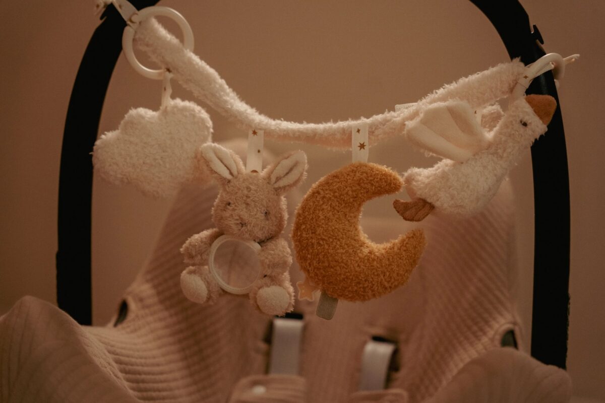 Little Dutch Vankri ja turvatooli mänguasi ´Newborn Naturals´ GRS - Image 2