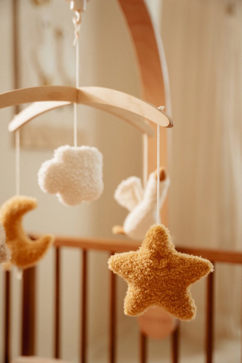 Little Dutch Muusikakarussell ´Newborn Naturals´ FSC puidust - Image 13