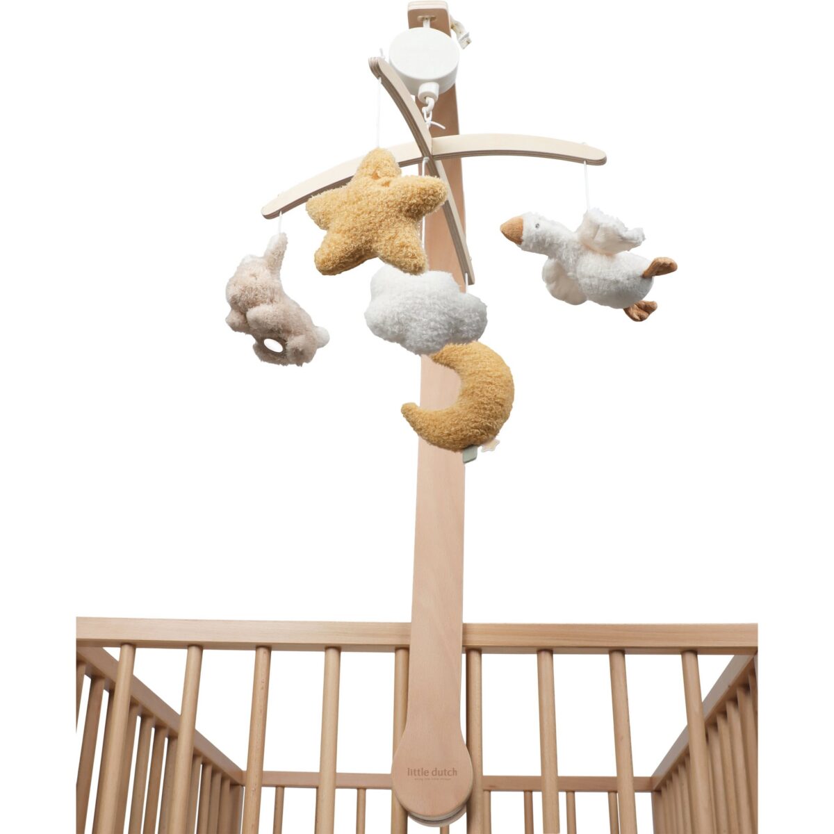 Little Dutch Muusikakarussell ´Newborn Naturals´ FSC puidust - Image 4