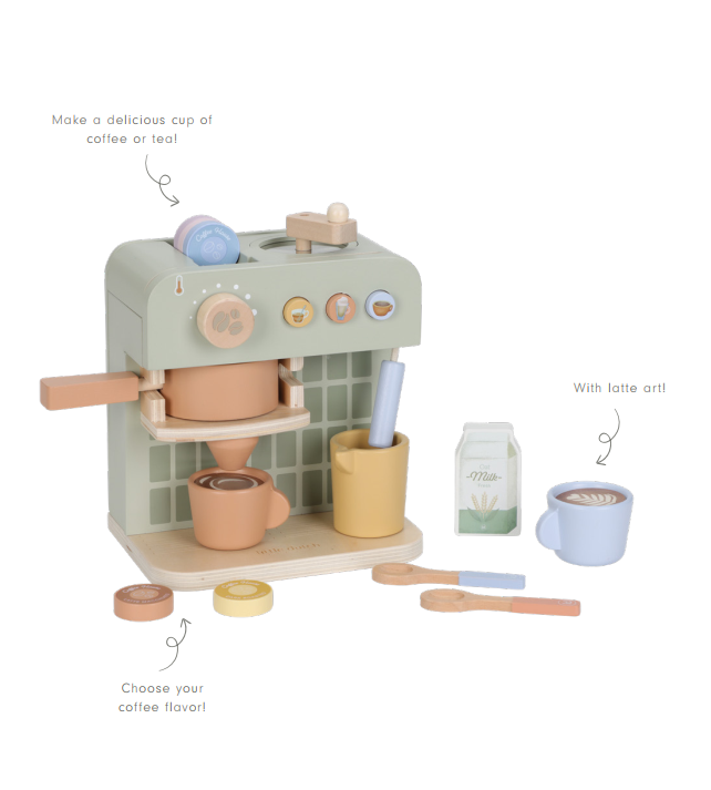 Little Dutch Kohvimasina komplekt FSC puidust - Image 18