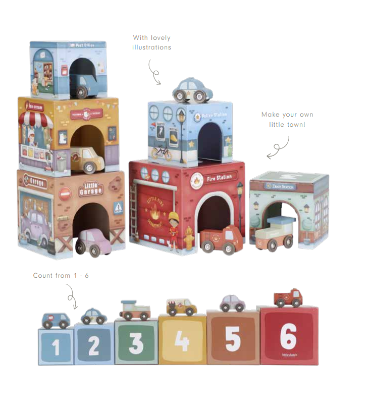 Little Dutch Ladumisklotsid koos autodega FSC - Image 25