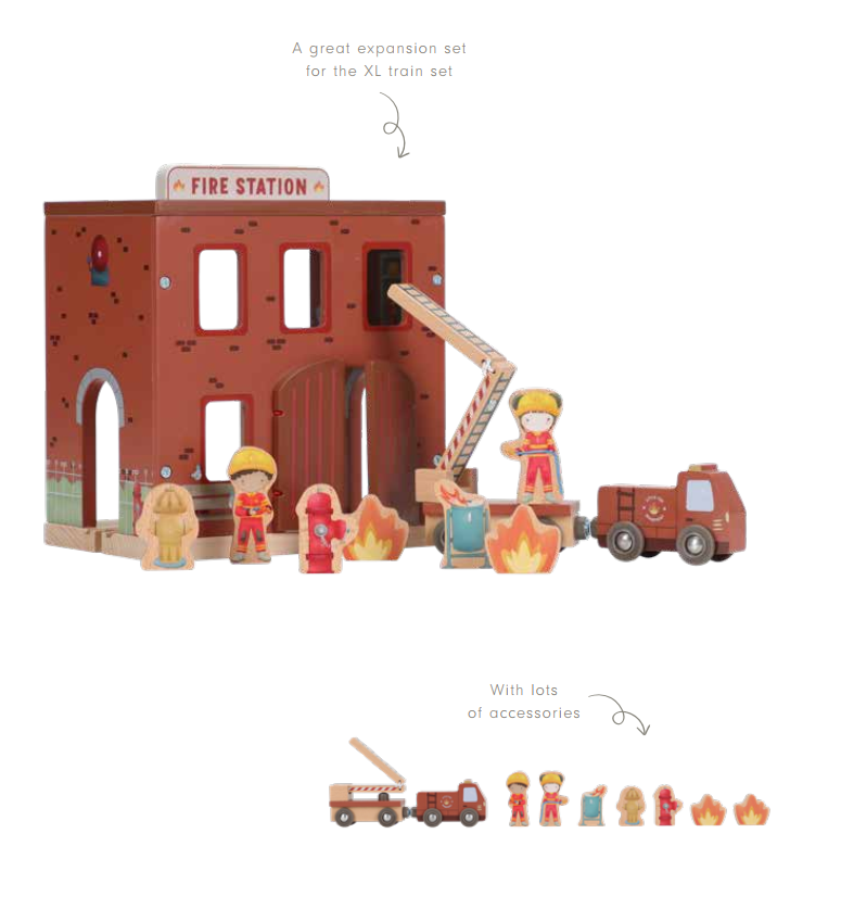 Little Dutch Tuletõrjejaam FSC (rongirajaga ühilduv) - Image 16