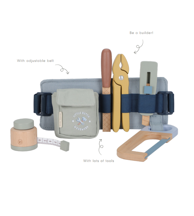 Little Dutch Tööriistavöö FSC puidust - Image 16
