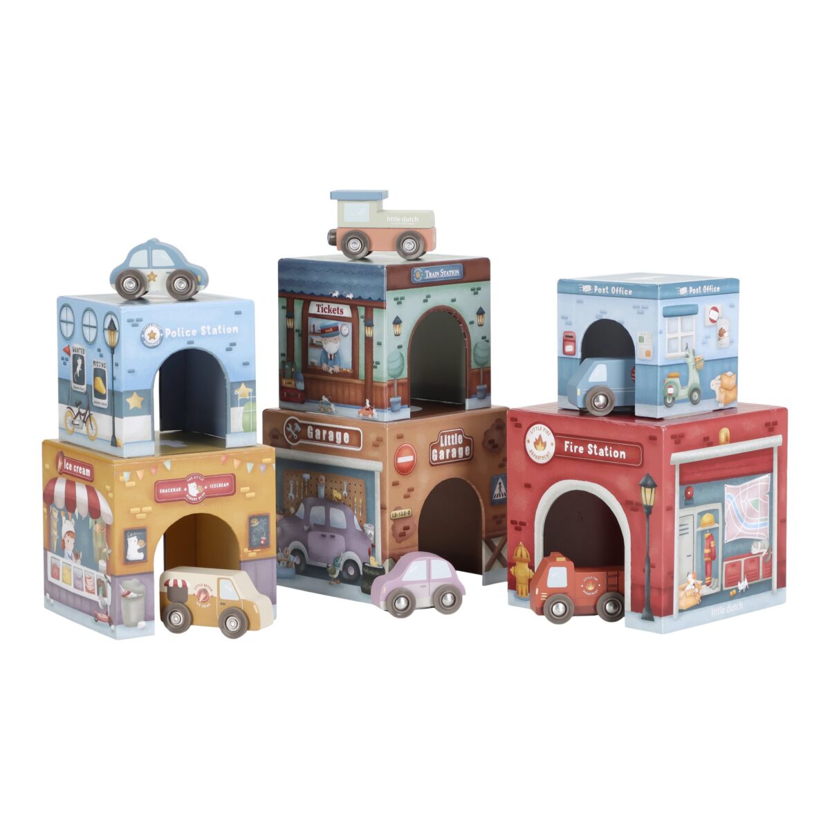 Little Dutch Ladumisklotsid koos autodega FSC - Image 5