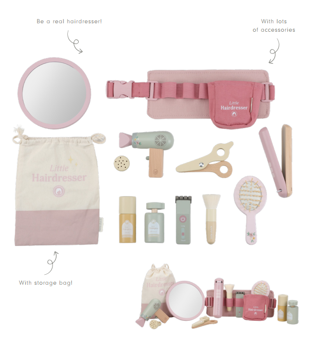 Little Dutch Juuksuri komplekt FSC - Image 19