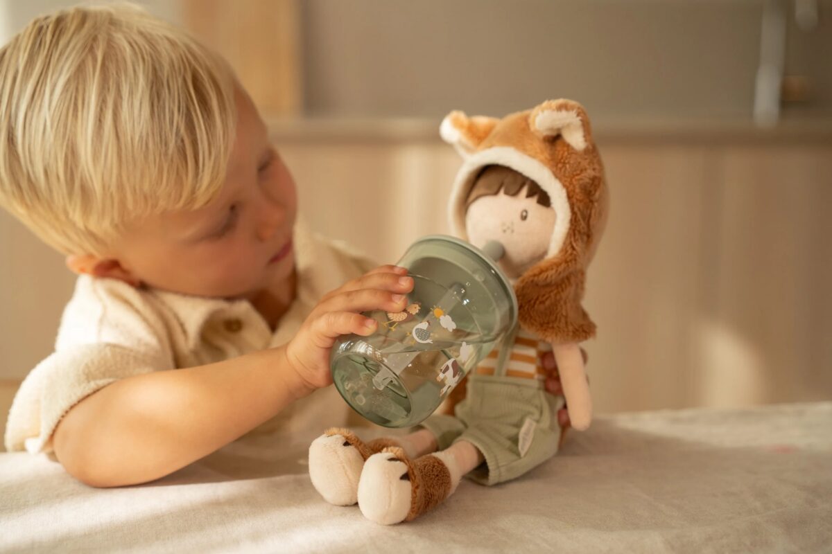 Little Dutch Laste joogitops kõrrega ´Little Farm´ 250 ml - Image 2