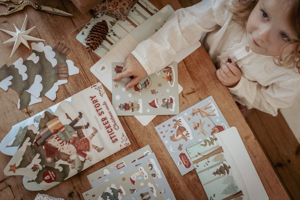 Little Dutch Jõulukaartide ja kleepsude komplekt ´Christmas´ - Image 6