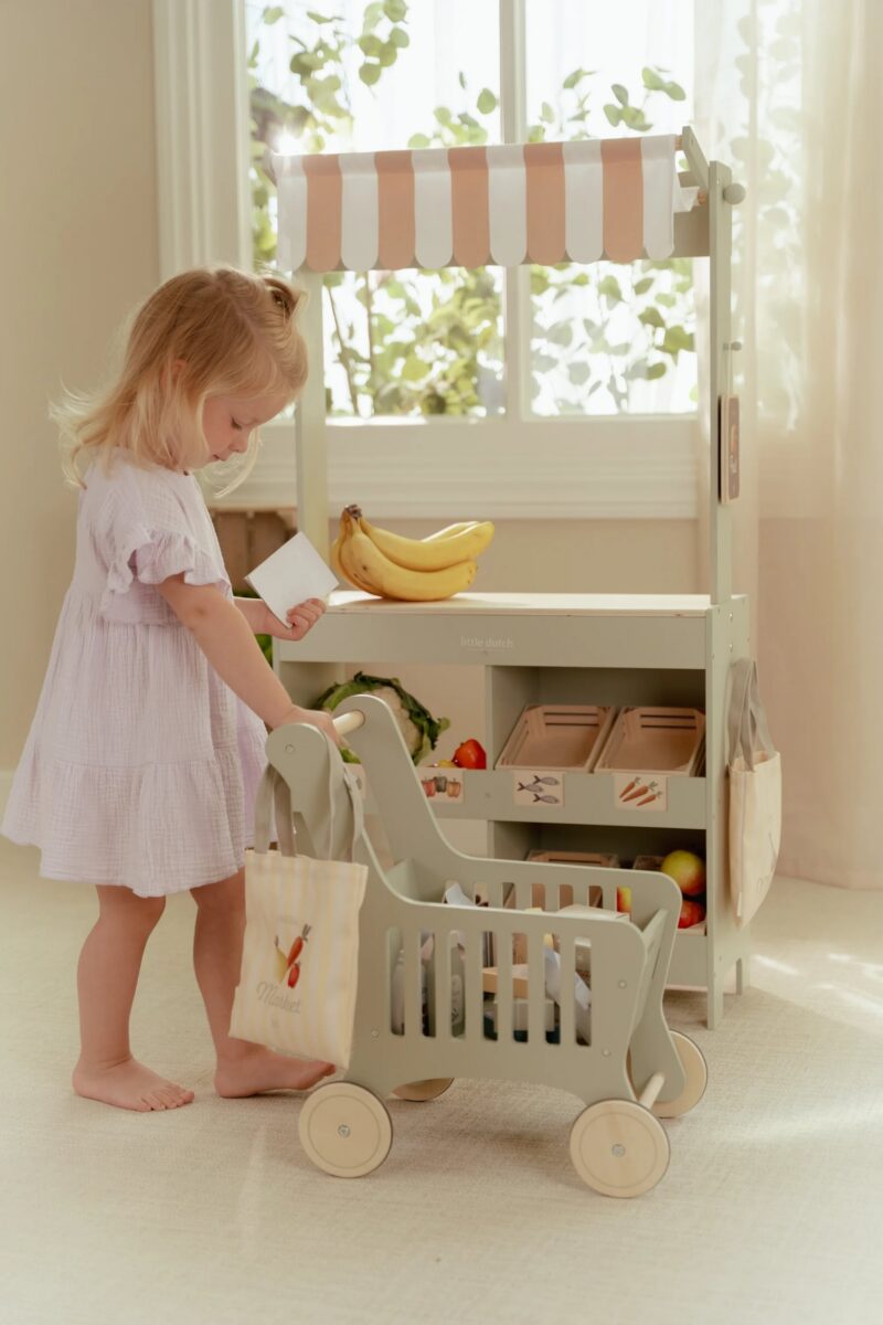 Little Dutch Ostukäru FSC puidust - Image 8
