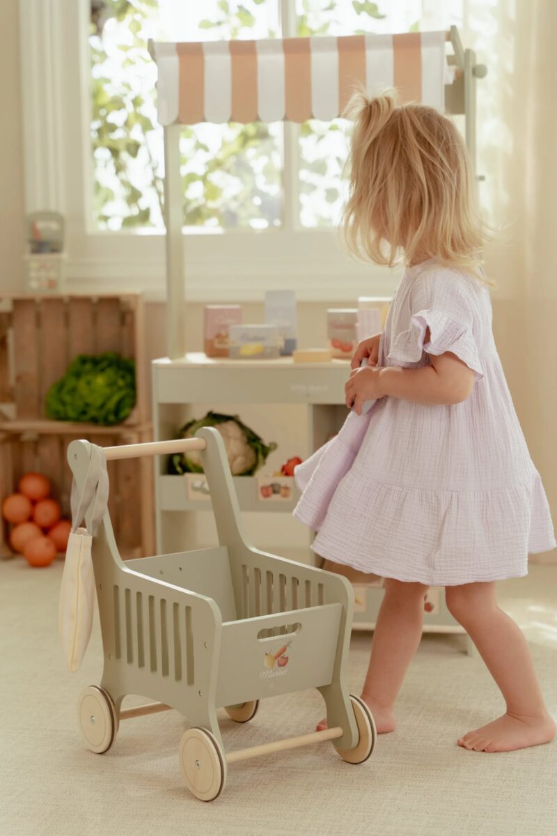 Little Dutch Ostukäru FSC puidust - Image 14