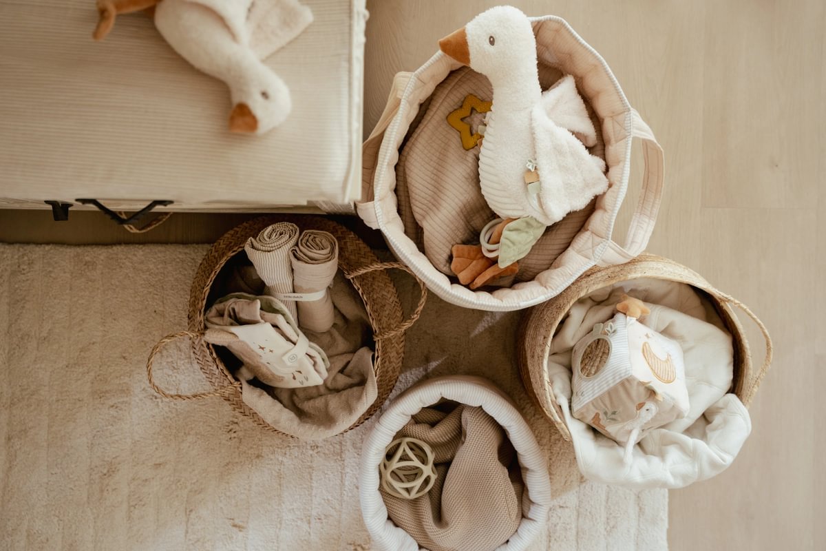 Little Dutch Suur hoiukorv sangadega ´Pure Soft Beige` - Image 8