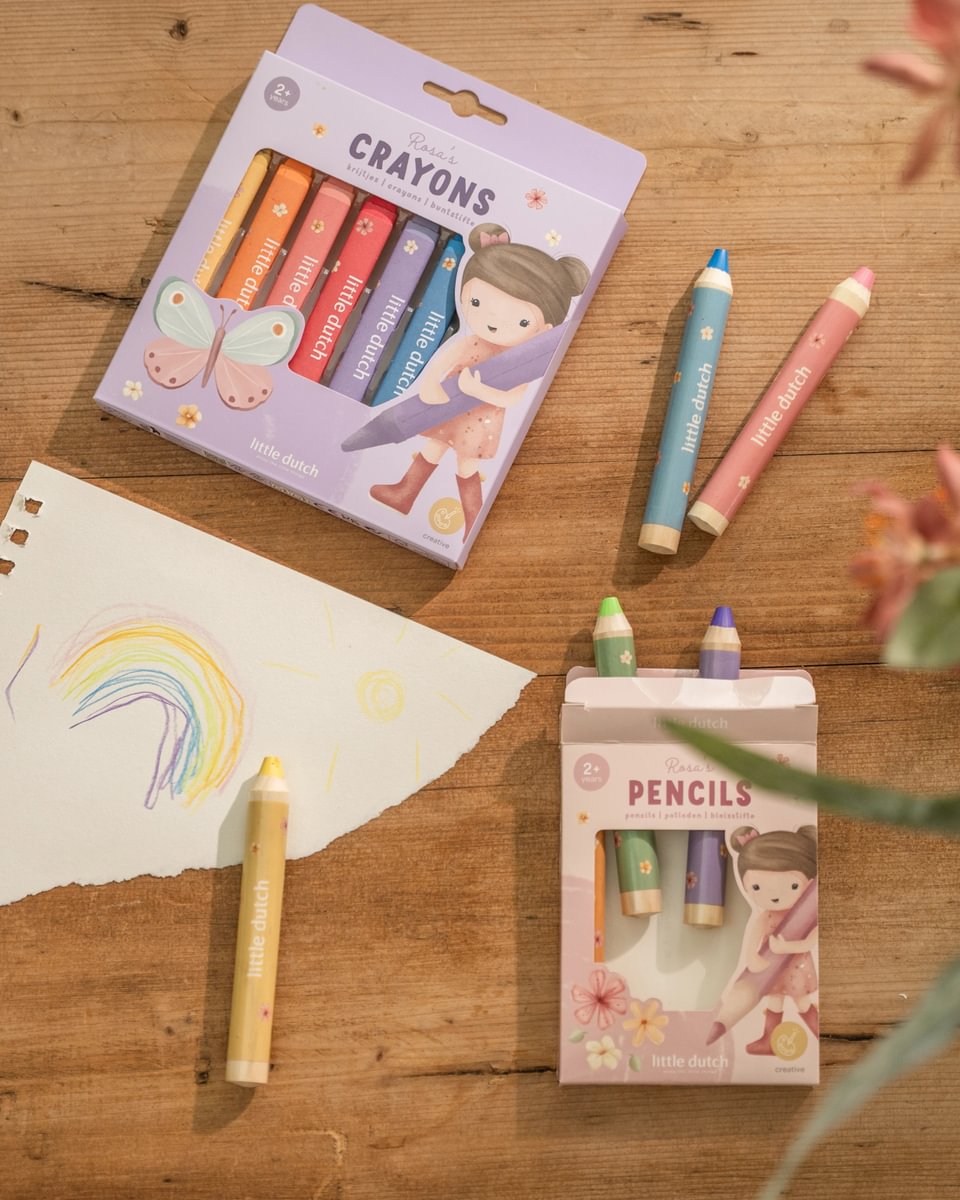 Little Dutch Värvipliiatsid ´Rosa & Firends´ - Image 4