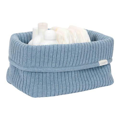 Little Dutch Hoiukorv suur ´Pure Denim Blue` kootud - Image 2