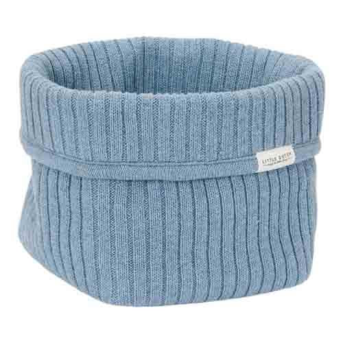 Little Dutch Hoiukorv väike ´Pure Denim Blue` kootud