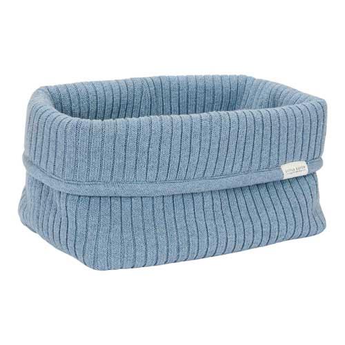 Little Dutch Hoiukorv suur ´Pure Denim Blue` kootud