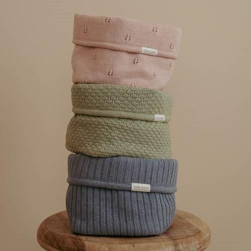 Little Dutch Hoiukorv väike ´Pure Denim Blue` kootud - Image 3