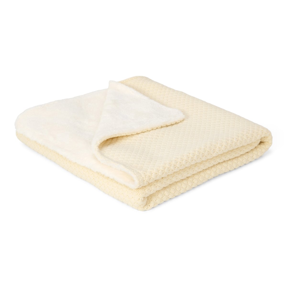 Little Dutch Suur tekk kootud `Pure Soft White´ 110×140 cm