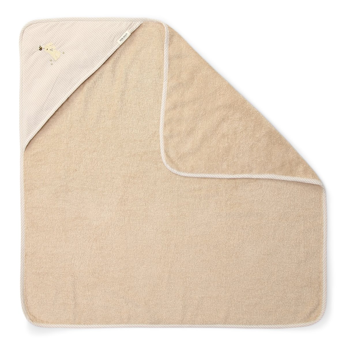 Little Dutch Vannirätik kapuutsiga ´Baby Bunny` 75x75 cm - Image 5