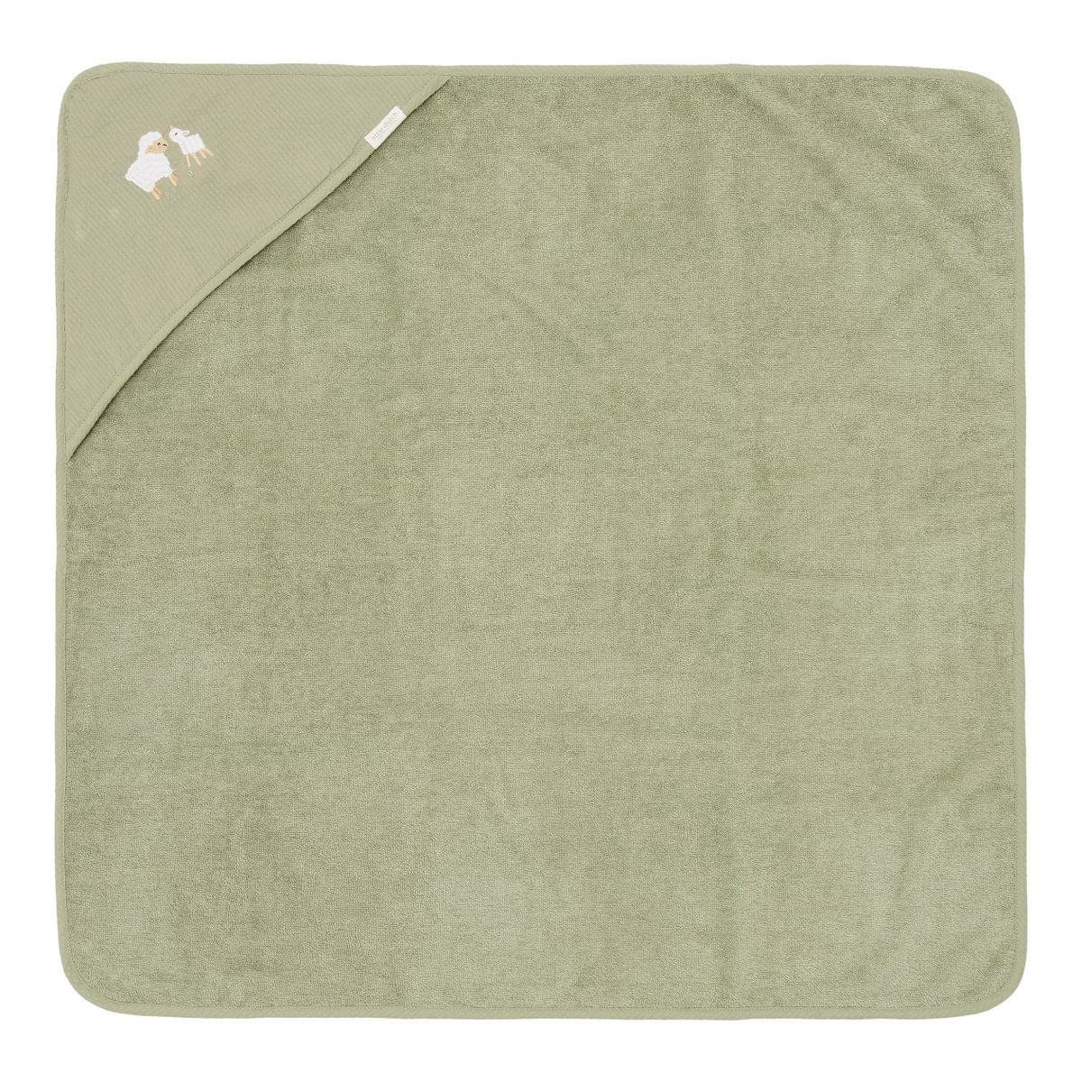 Little Dutch Vannirätik kapuutsiga ´Little Farm` 100x100 cm - Image 2
