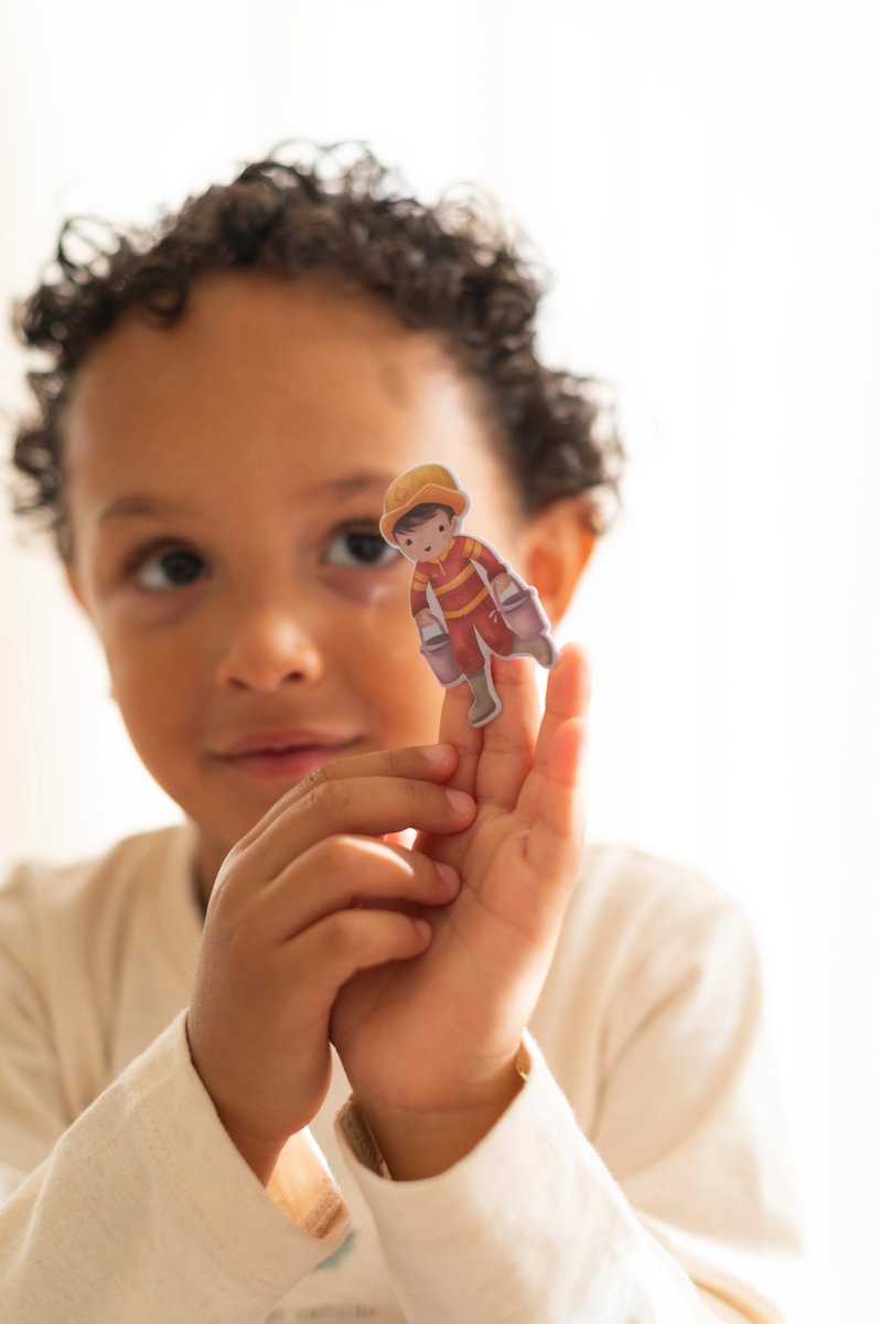 Little Dutch Kleebiste vihik taaskasutatavate kleepsudega ´Jim & Friends´ - Image 4