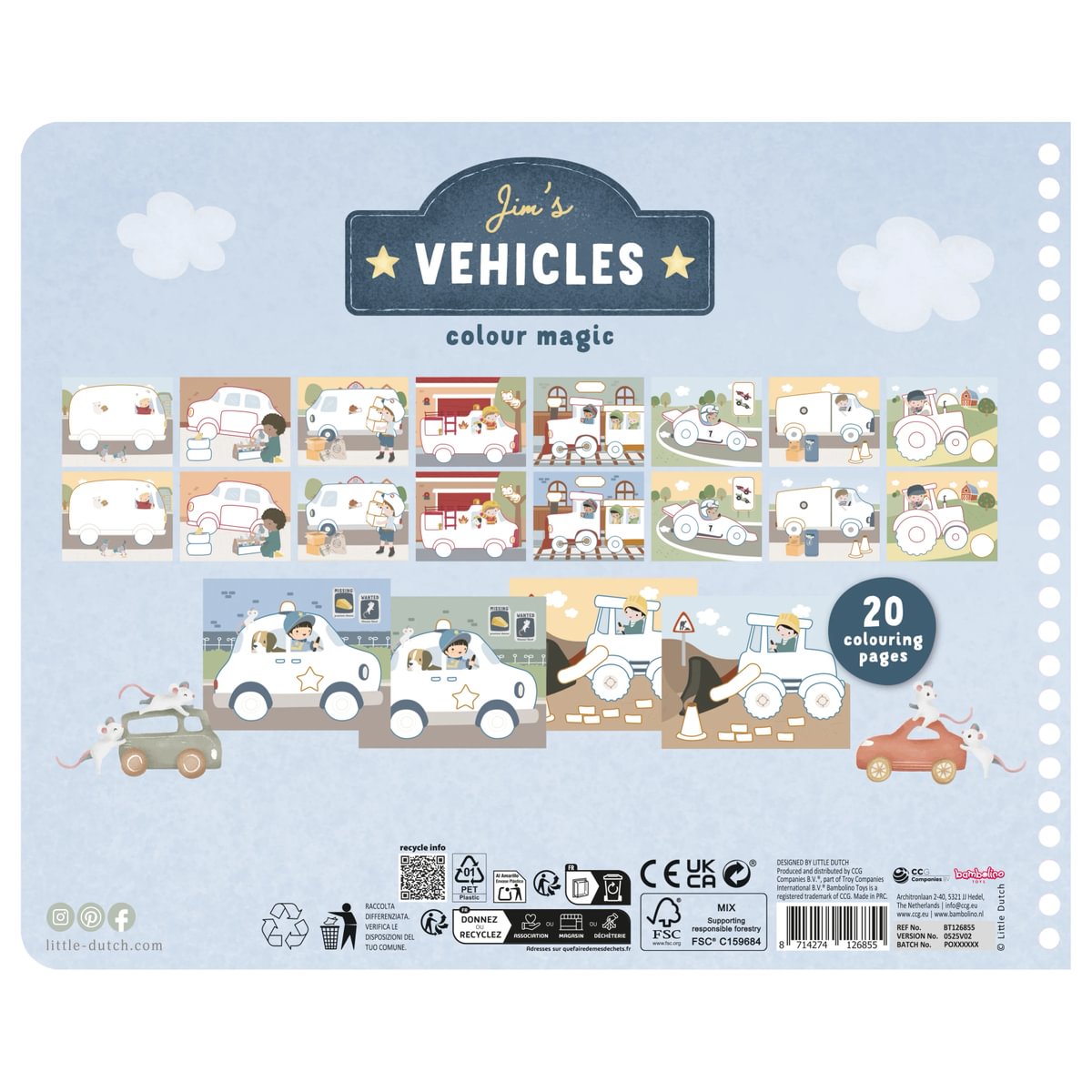 Little Dutch Võluvärviraamat ´Jim & Friends´ - Image 11