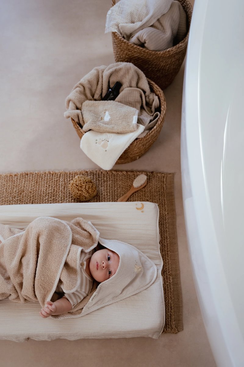 Little Dutch Vannirätik kapuutsiga ´Baby Bunny` 75x75 cm - Image 7