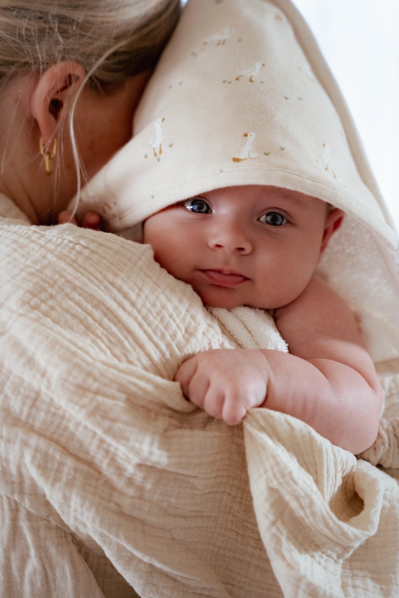 Little Dutch Vannirätik kapuutsiga ´Little Goose` 75x75 cm - Image 10