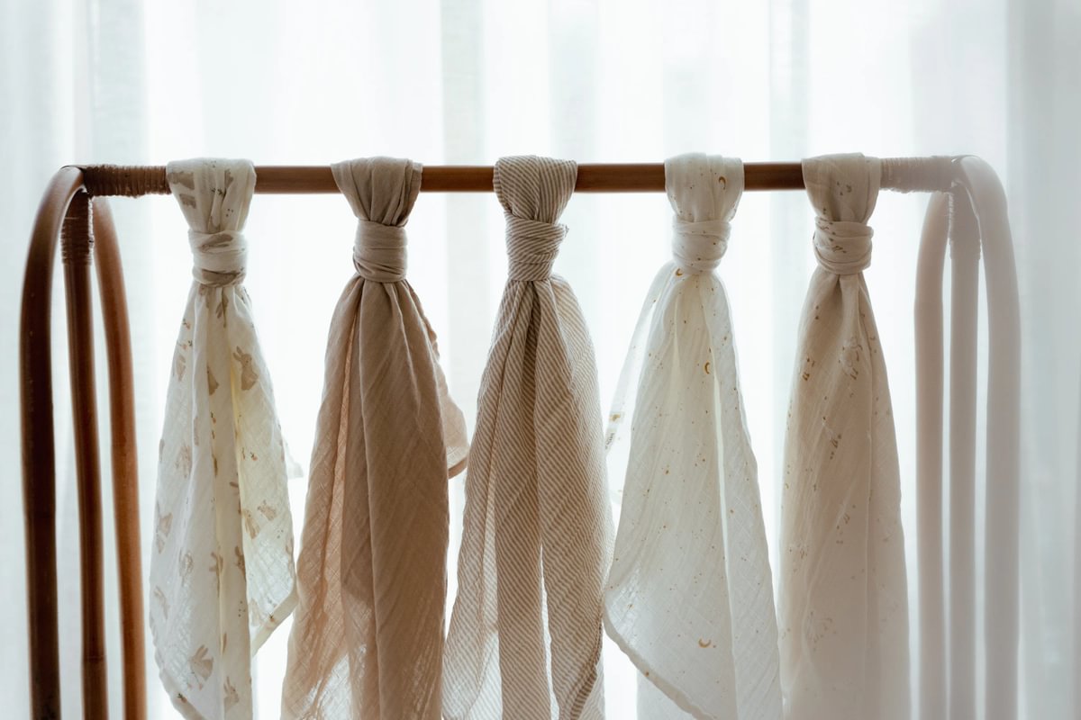 Little Dutch Musliintekike `Pure Soft Beige´ 120 x 120 cm - Image 7