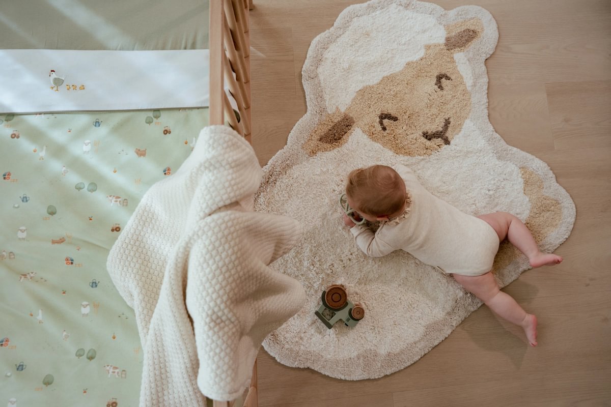 Little Dutch Suur tekk kootud `Pure Soft White´ 110×140 cm - Image 4