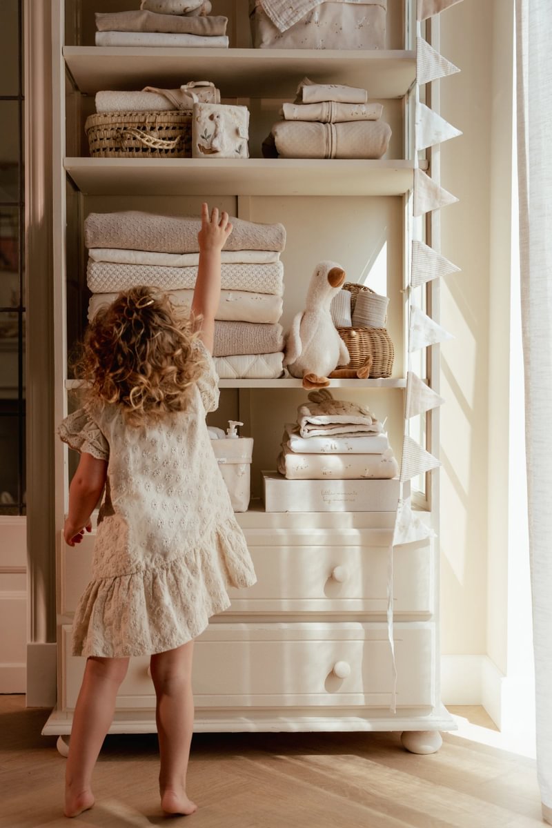 Little Dutch Suur tekk kootud `Pure Soft Beige´ 110×140 cm - Image 9