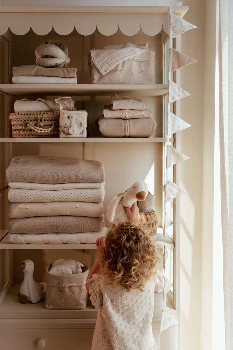 Little Dutch Suur tekk `Pure Soft White´ 110×140 cm - Image 4