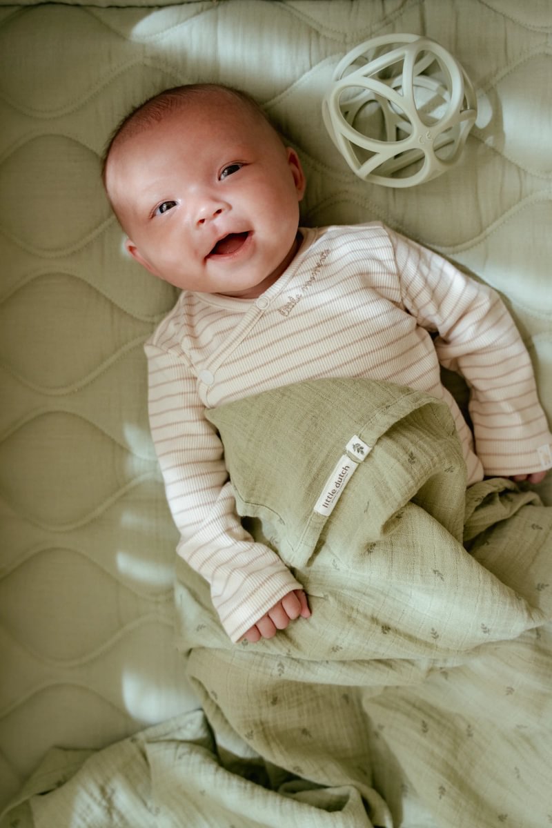 Little Dutch Musliintekike `Pure Sage´ 120 x 120 cm - Image 2