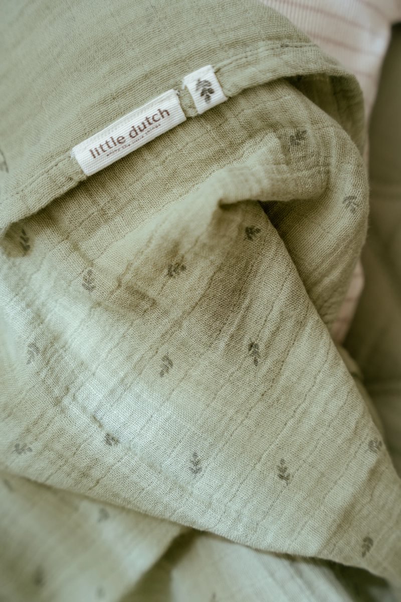 Little Dutch Musliintekike `Pure Sage´ 120 x 120 cm - Image 9