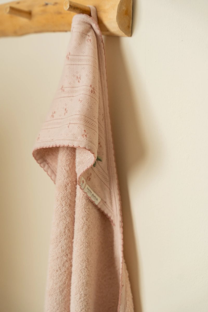 Little Dutch Vannirätik kapuutsiga ´Pure Blossom` 100x100 cm - Image 11